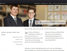 Tablet Screenshot of buchholz-link.de